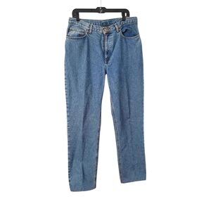 LaureenClassic Blue Denim Jeans Straight Legs Size 14 34x2o